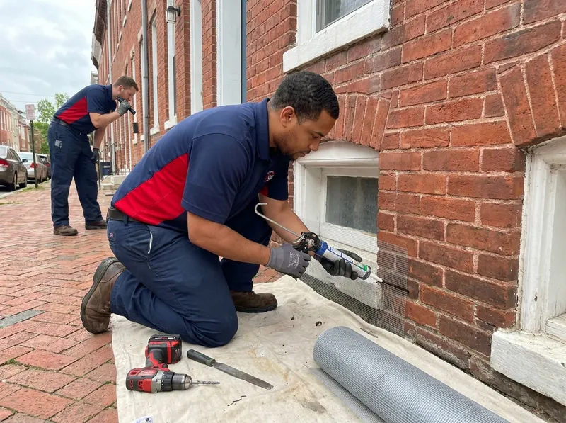 Rowhouse Rodent Exclusion in Baltimore, MD
